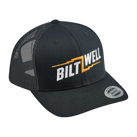 BILTWELL BOLTS 2 SNAPBACK CAP BLACK - WHITE - ORANGE