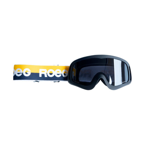 ROEG PERUNA YELLOW STRIPE GOGGLE BLACK AND YELLOW/BLUE STRAP