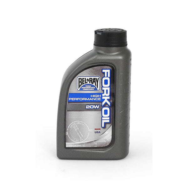 Bel Ray gaffelolje. SAE 20W. 1 liter.