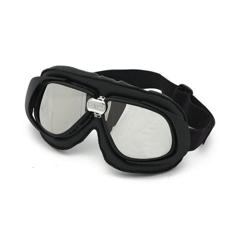 Bandit - goggles - Sorte med krom glass