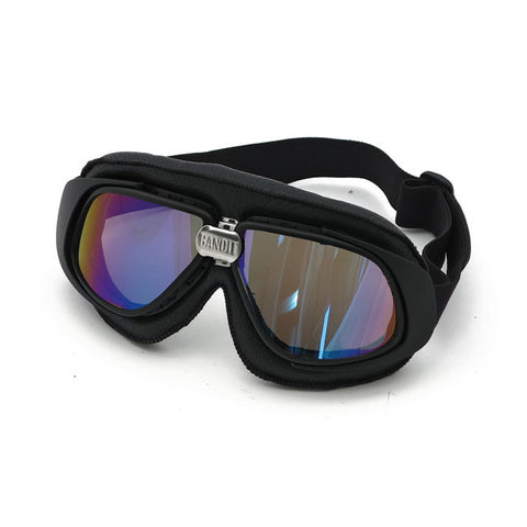 Bandit - goggles - Sorte med regnbue glass
