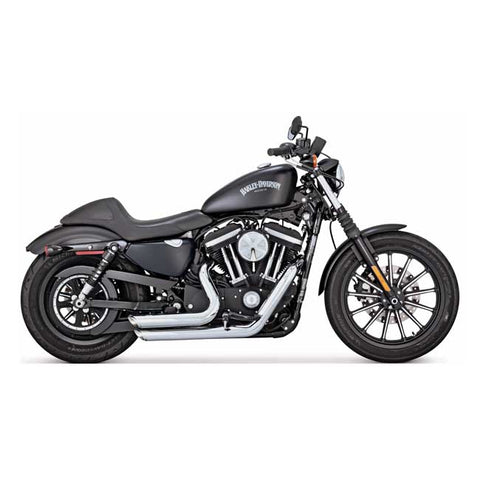 VANCE & HINES, 2-1/2" SHORTSHOTS STAGGERED EXH. CHROME. HD XL 04-20.