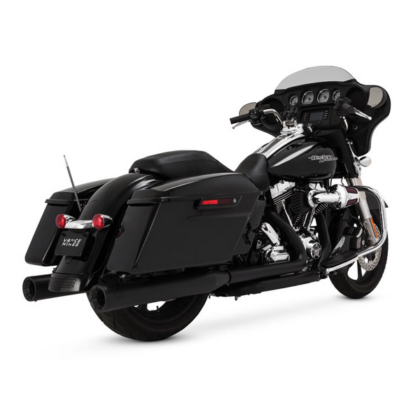 VANCE & HINES, 4" ELIMINATOR 400 SLIP-ON MUFFLERS. 95-16 FLT/Touring.