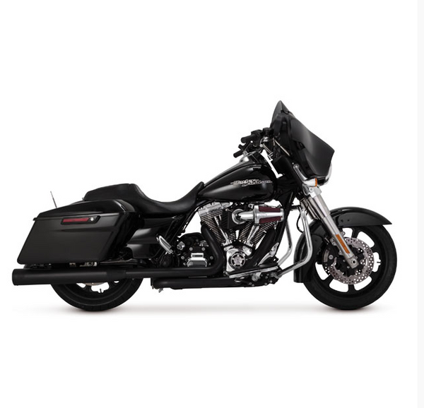 VANCE & HINES, 4" ELIMINATOR 400 SLIP-ON MUFFLERS. 95-16 FLT/Touring.