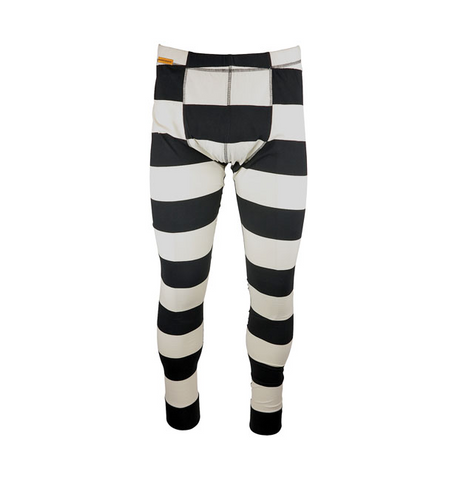 ROEG LONG JOHN STRIPED PANT BLACK/WHITE