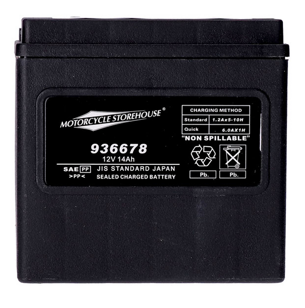 MCS Batteri. 02-06 V-ROD; 2007 VSCR; 03-10 BUELL XB