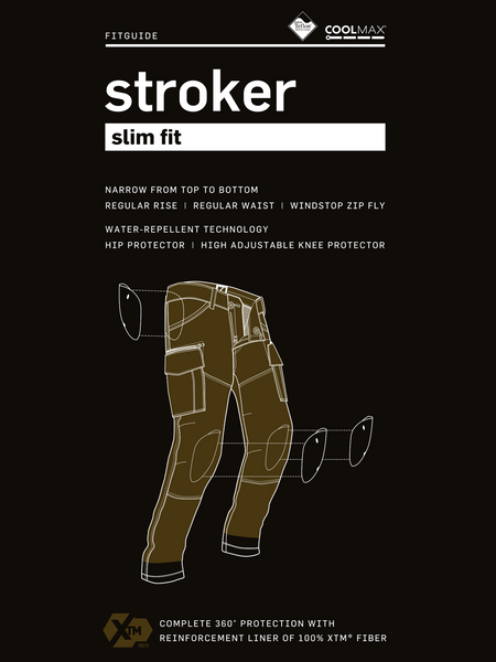 Stroker cargo Kevlar bukse Grønn